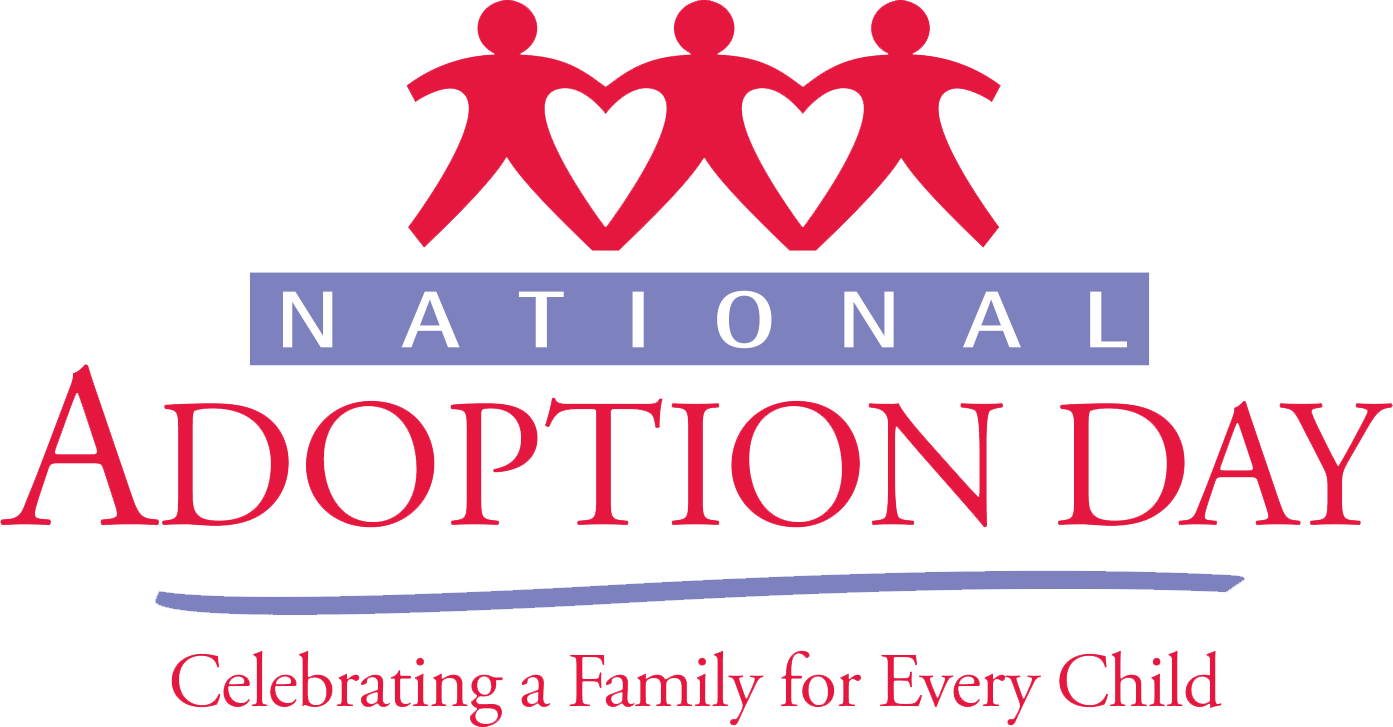 Elegant Adoption Clip Art Medium Size - Happy National Adoption Day (1393x727)