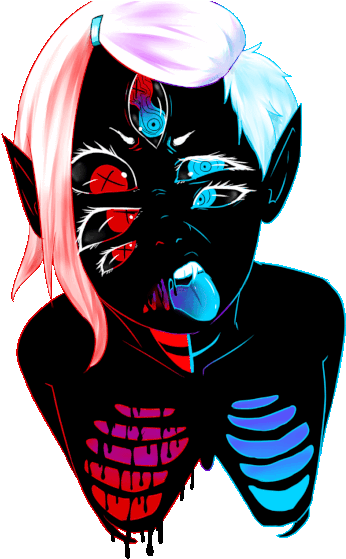 I Like The Sound Of The Broken Piecesi Like The Lights - Horror (500x686)