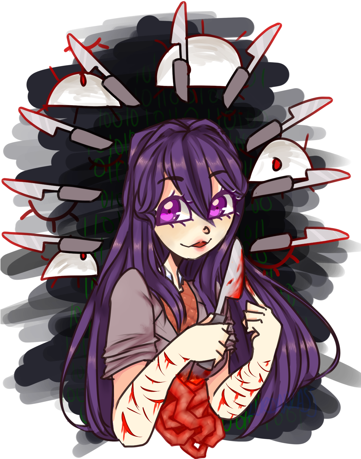 Yuri Ddlc Yuri Doki Doki Literature Club Ddlc Yuri - Kawaii (1280x1600)