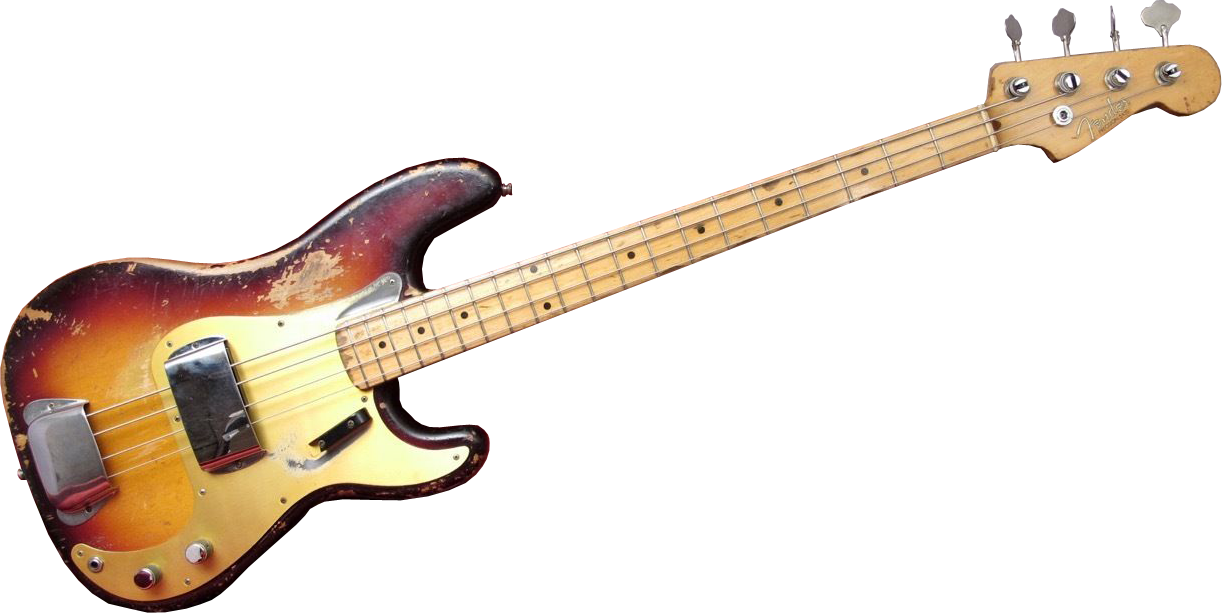 Bass Guitar Clip Art - Bass Guitar No Background (1222x613)