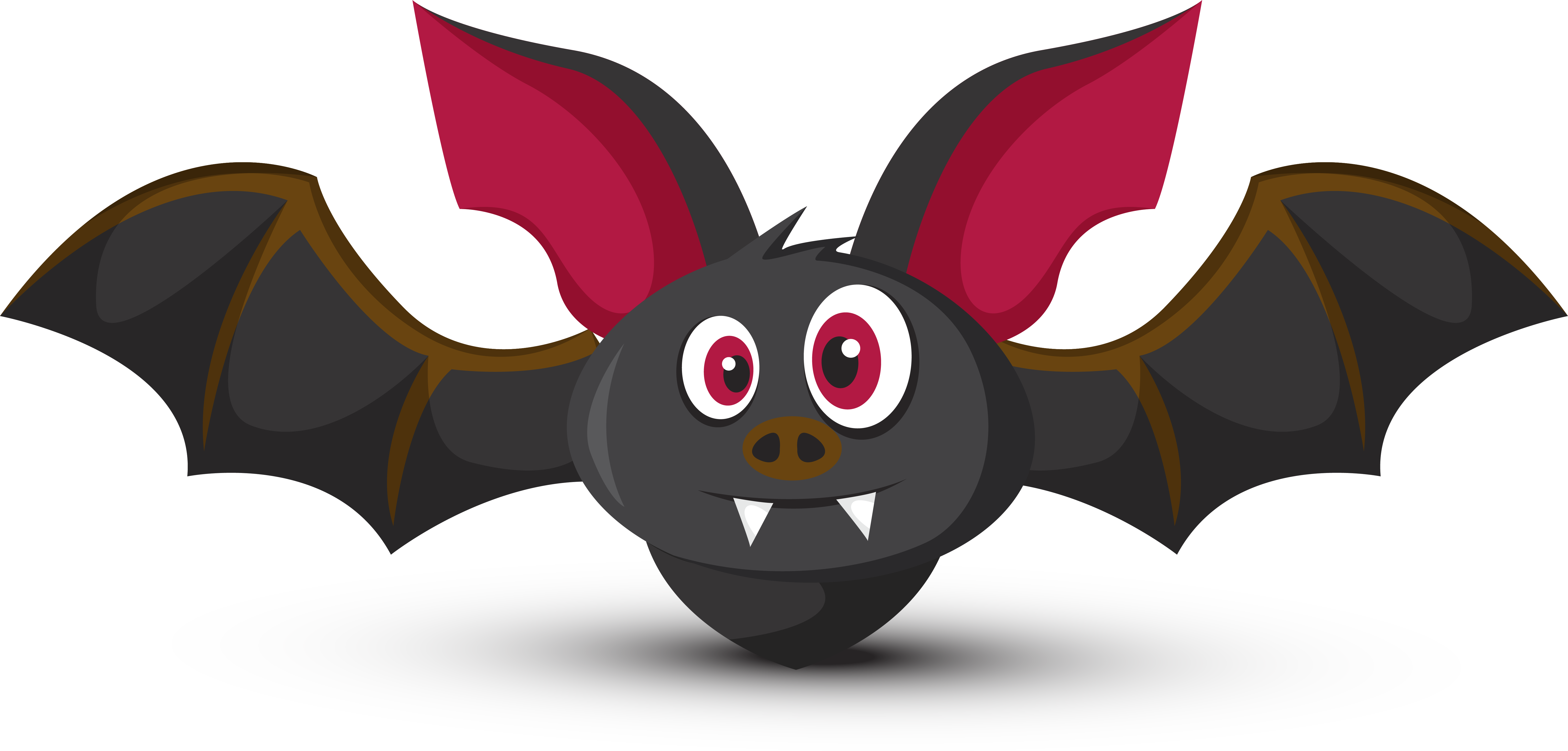 Eye Euclidean Vector Download - Cartoon Bats (6417x3074)