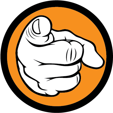 Pointing Finger At You Png (401x401)