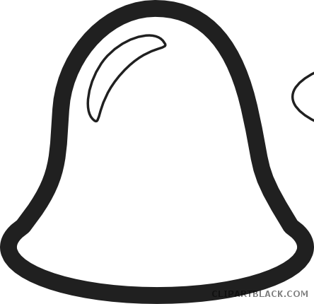 Bell Line Art Tools Free Black White Clipart Images - Bells Clipart Black And White (444x430)