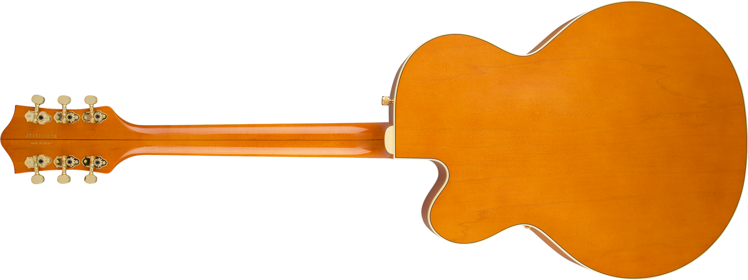 G6120t-55 Vintage Select Edition '55 Chet Atkins® Hollow - Acoustic Guitar Back Png (2400x904)