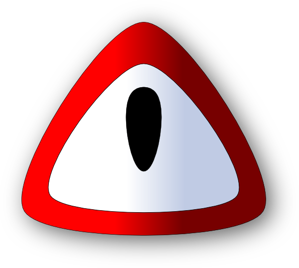 Warning Clip Art At Clker - Sign (600x538)