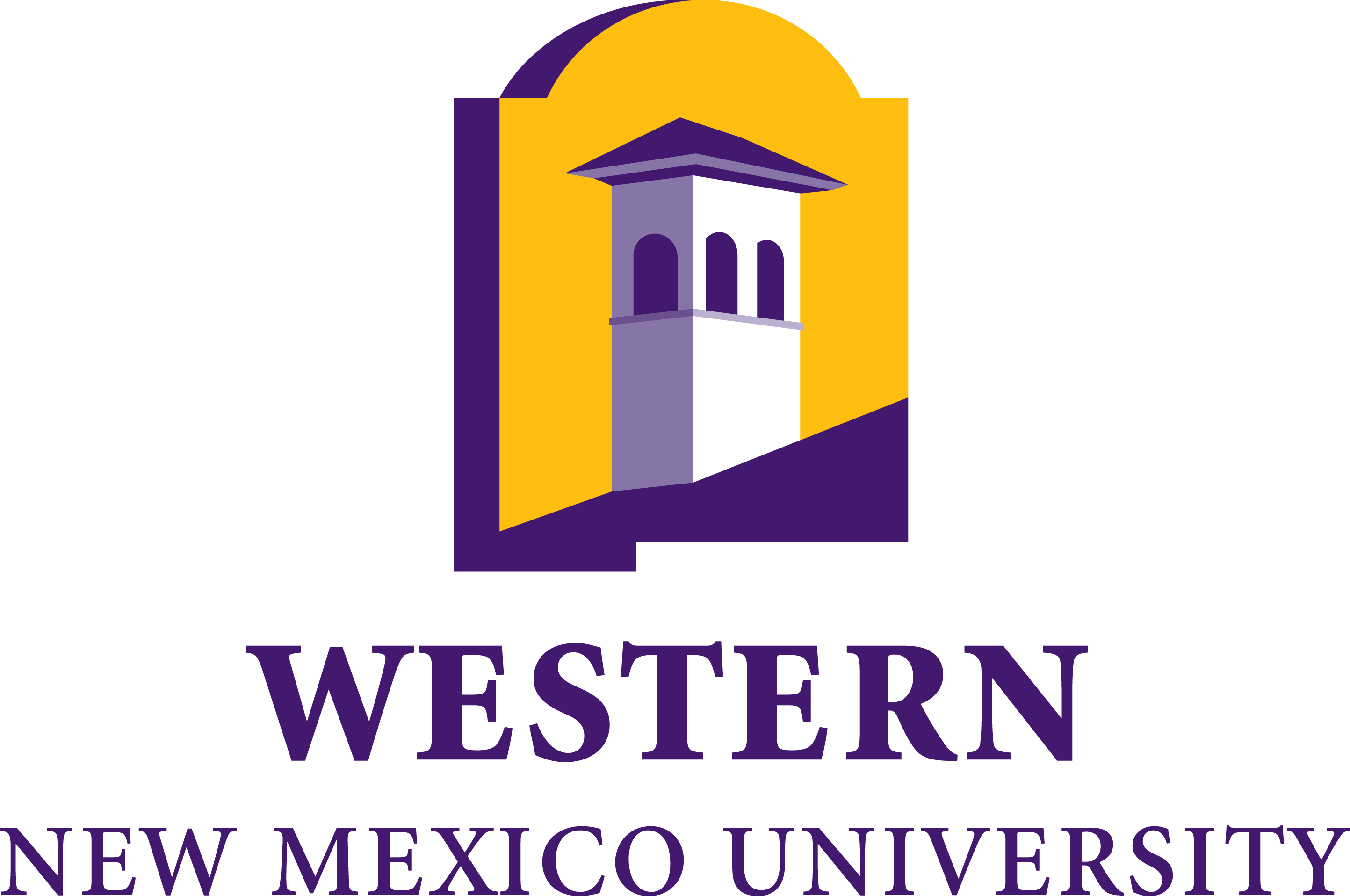 Secondary Spelled Out Logo - Western New Mexico University Logo (2887x1916)