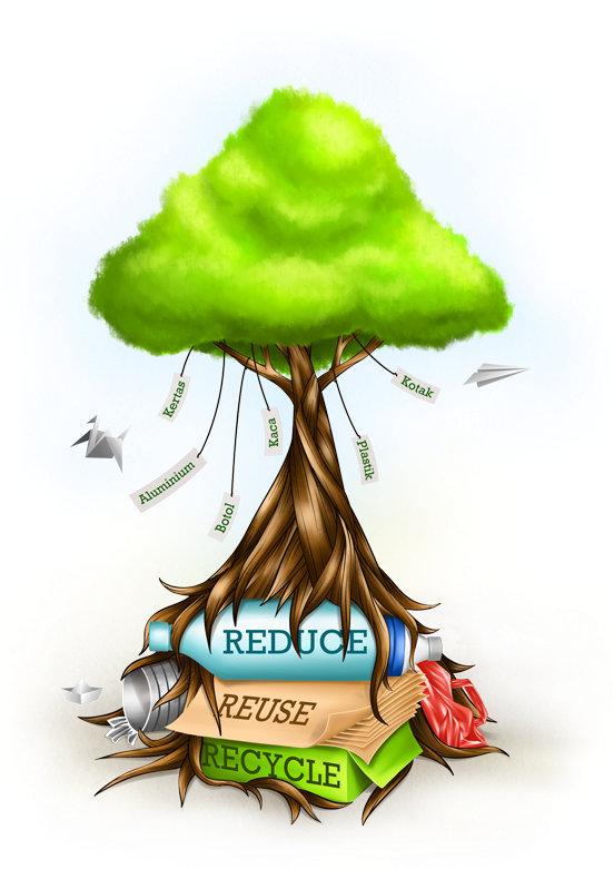 I Like This Because It Shows A Tree With Many Of Books - Behance (591x780)