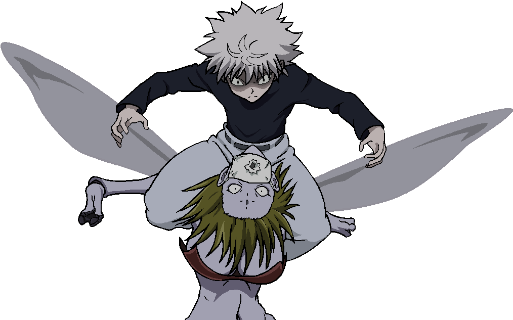 Killua V Mosquito By Doryphish333 - Drawing (1023x638)