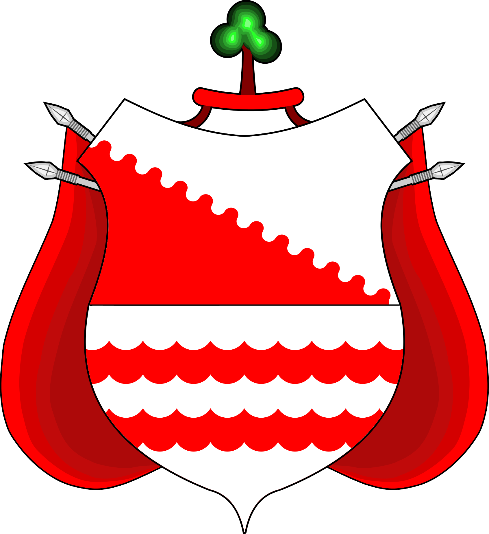 Coat Of Arms Of The Mosquito Monarchy - Reino Misquito (1692x1845)