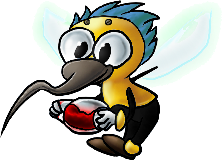 Mr Mosquito By X O - Cartoon (745x581)