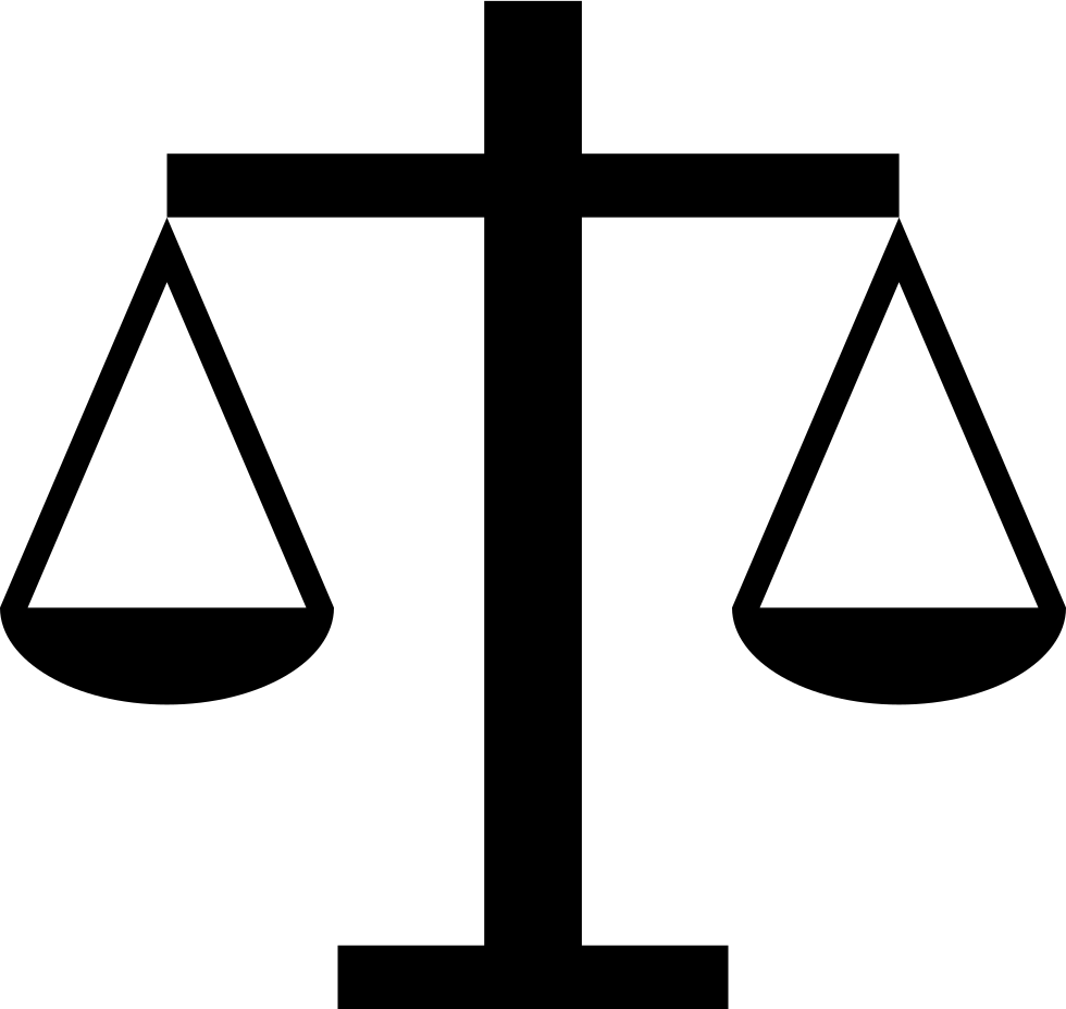 Balance Scale Of Justice Comments - Rule Of Law Png (980x927)