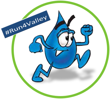 Running Water Drop - 24" Coolant Service Decal Sticker Car Mechanic Auto (375x338)