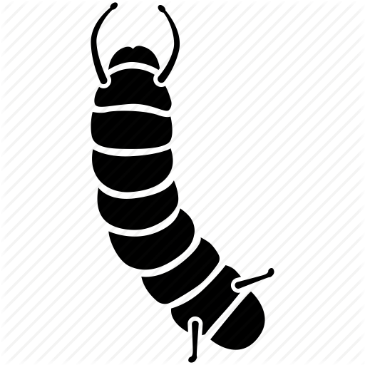 Clipart - Inchworm - Larvae Icon (512x512)