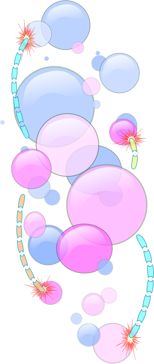 Bubbles And Worms Clipart - فقاعات صابون كرتون (512x1207)