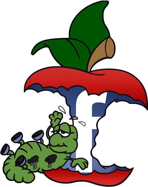 Worm Grabbed The Facebook - Worm Grabbed The Facebook (512x638)