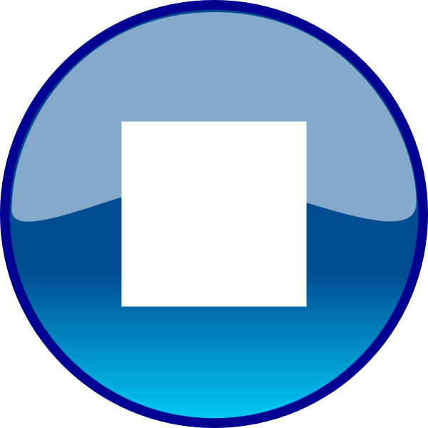 Stop Button Svg Clip Arts 600 X 600 Px - Play And Stop Button (600x600)