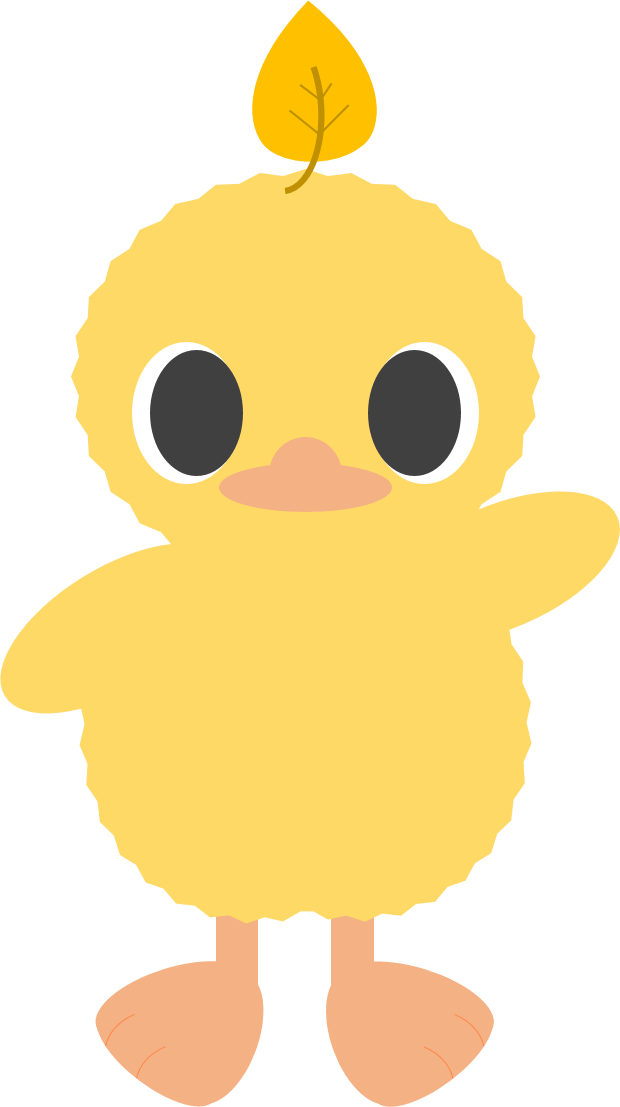 Yellow Leaf Duckling By Alice Of Africa - Cartoon (620x1107)