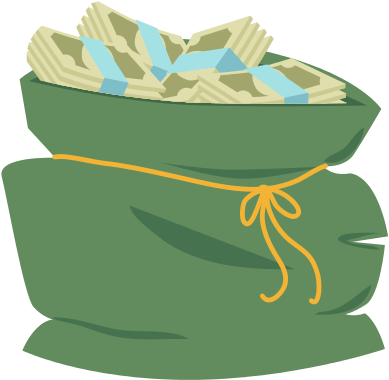 Bag Money Sack Business Dollar Icon Vector Graphic - Vector Graphics (550x550)