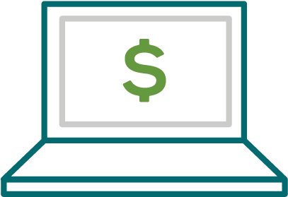 Bank Online - Chair Black And White Clip Art (408x408)
