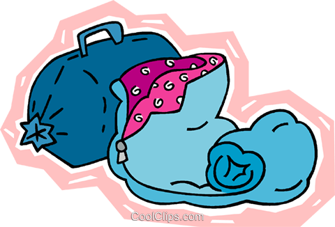 Sleeping Bag Royalty Free Vector Clip Art Illustration - Clipart Sac De Couchage (1600x1080)