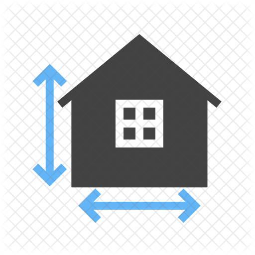 House Measurements Icon - Rooms Icon (512x512)