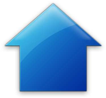 Return To Main Page - Home Png Icon Blue (420x420)