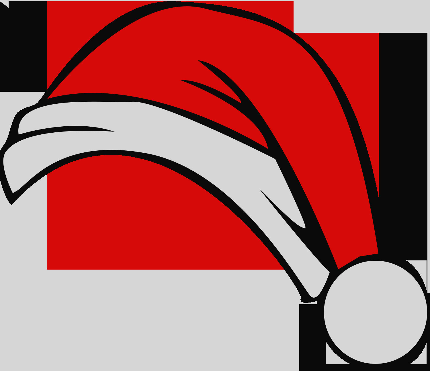 Santa Hat Cartoon Png (1500x1295)