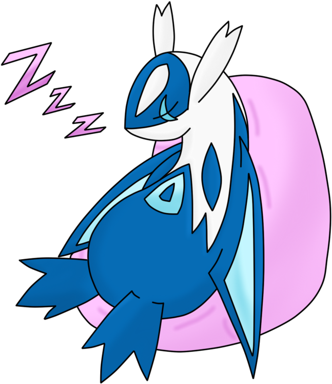 Sleeping Lati By Latios1056 - Cartoon (1034x772)