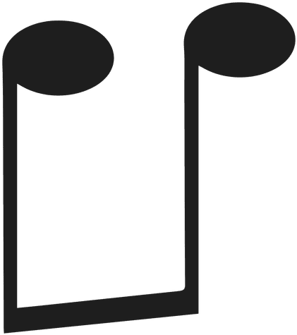 Eighth Note Music Upside Down - Upside Down Music Note (512x512)