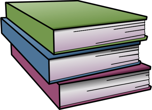 White High School Books No Background Clipart - Buy Them Book Throw Blanket (600x436)