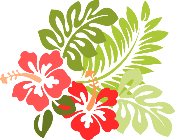 5 Images Of Hawaiian Clip Art Free Printables Hawaiian - Hibiscus Clipart (600x483)