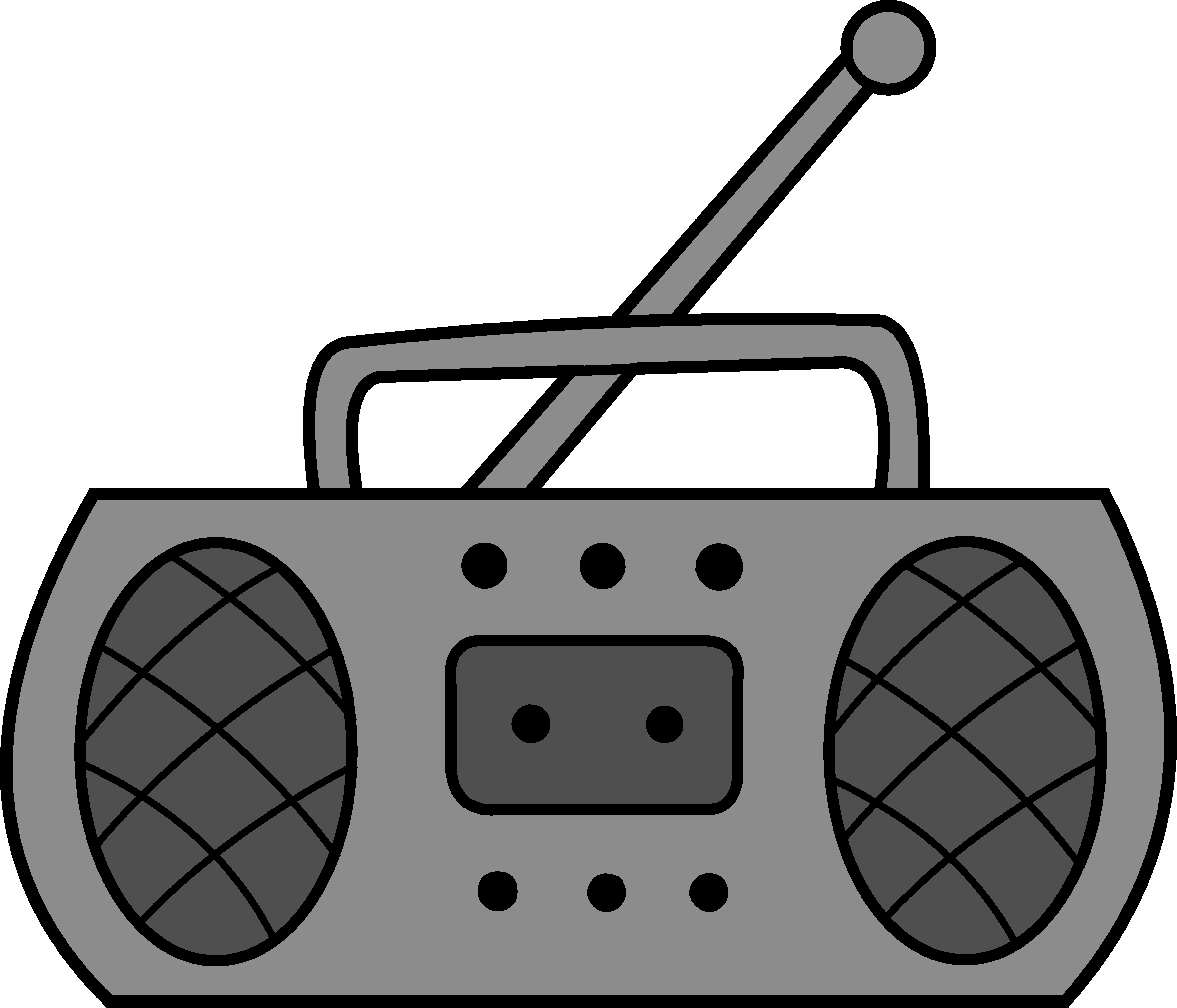 Radio Free Clipart - Radio Clipart Png (4831x4138)