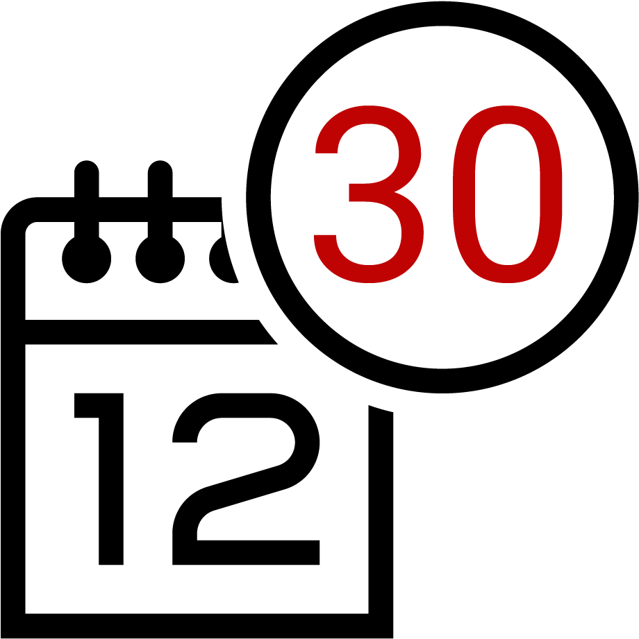 Calendar Clock - Circle (1024x1024)