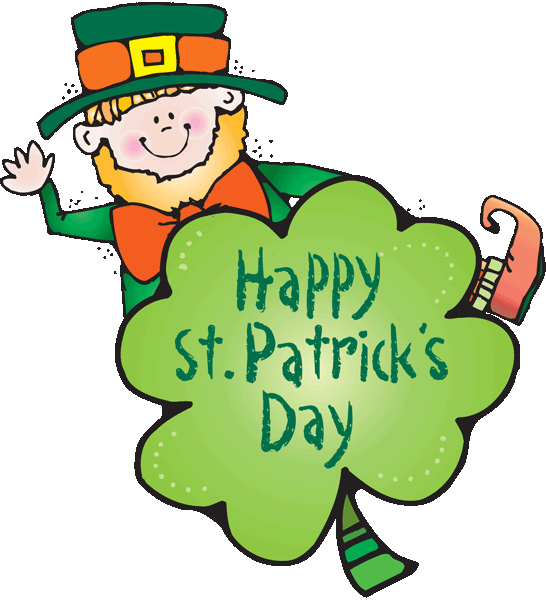 March Clip Art Download And Photo Free - Saint Patrick's Day (546x600)
