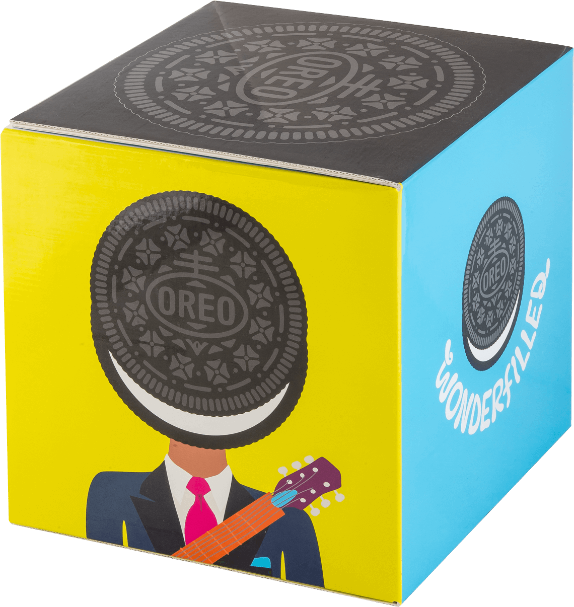 Four-color "cube" Mailer Featuring The New Oreo Wonderfilled - Oreo Wonderfilled Png (1712x1206)
