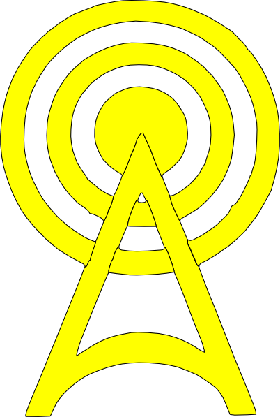 How To Set Use Yellow Radio Tower Icon Icon Png - Clip Art (402x597)