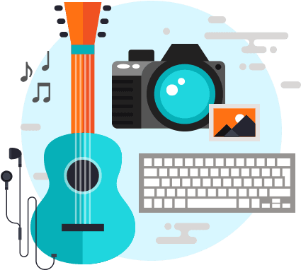 Guitar And Camera - Apple Keyboard With Numeric Keypad - Us English - Mb110ll/b (500x446)