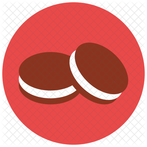 Oreo Biscuit Icon - Circle (512x512)