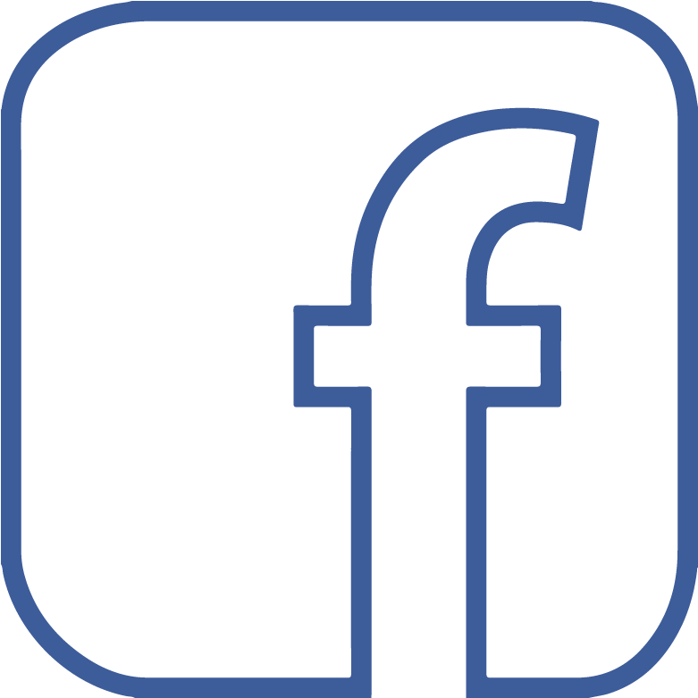 Facebook F Icon Logo Outline Transparent Vector - Facebook Logo Png Transparent Background (1024x1024)