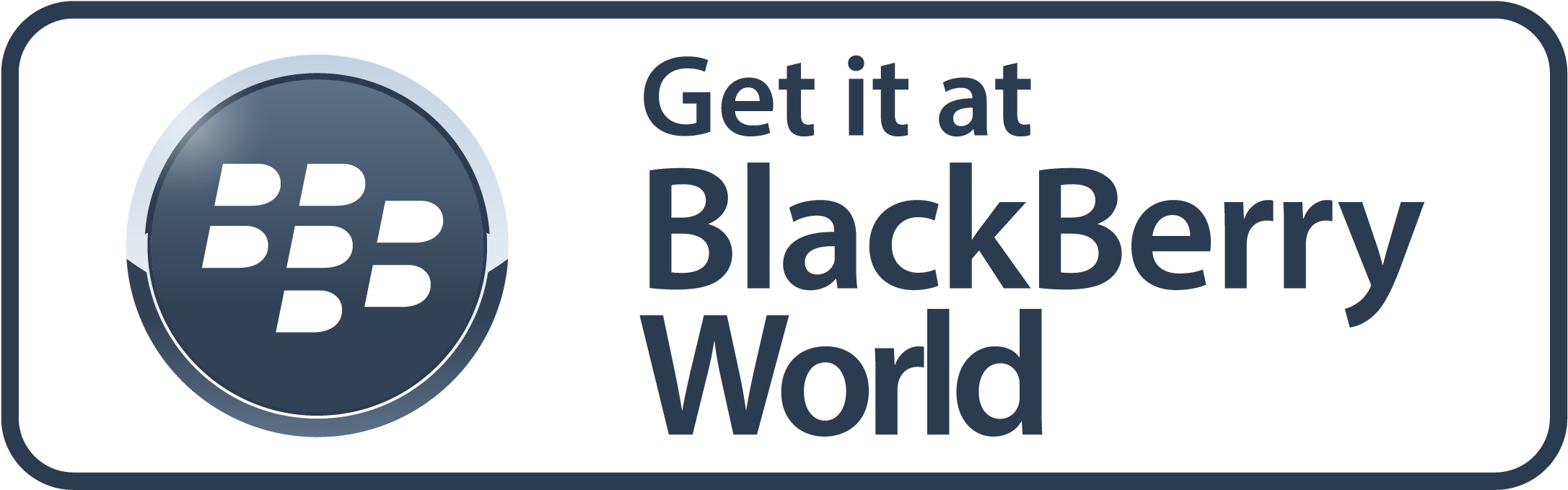 Blackberry - Blackberry App World Icon (2269x754)