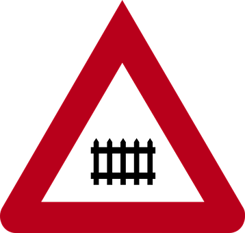 Road Sign, Railway Crossing, Germany - Error 404 (1280x1215)