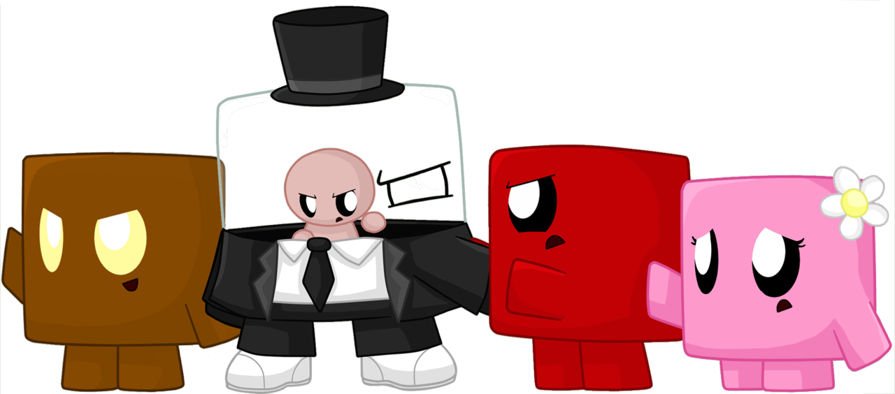 Fetus, Meat Boy And Bandage Girl By Carol2015 - Meat Boy And Bandage Girl (1280x564)