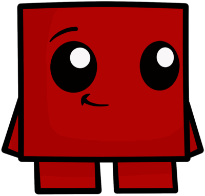 Meat Boy By Carol2015 - Super Meat Boy Transparent (400x383)