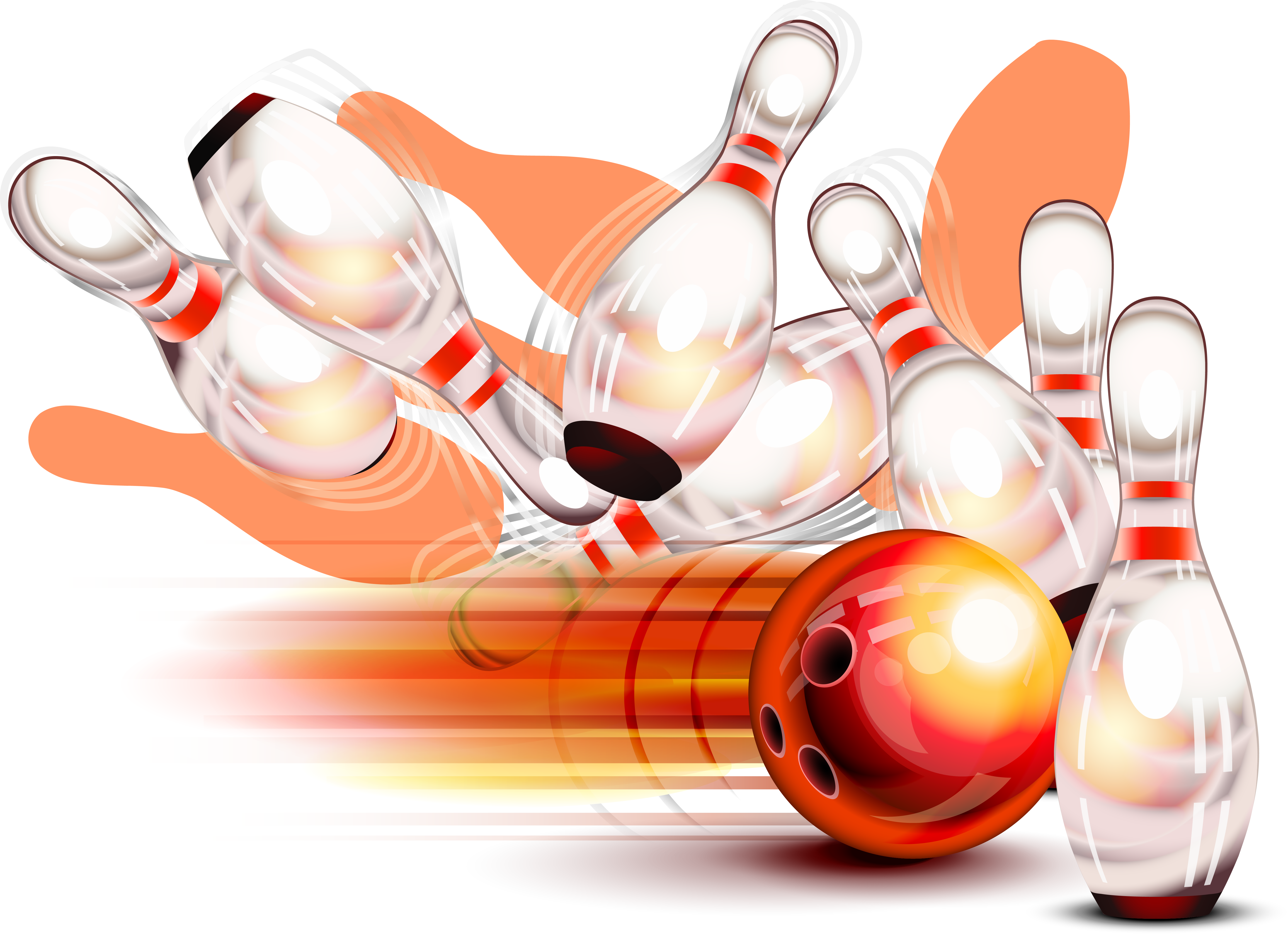 Bowling Pin Bowling Ball Strike Stock Photography - Bowling Png (5683x4117)