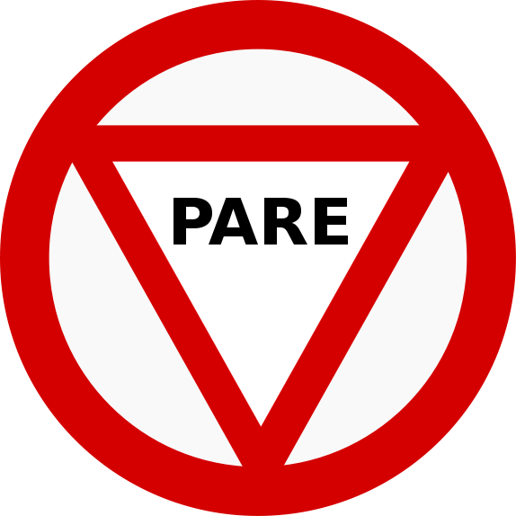 Cuban Stop Sign - Stop Road Sign Uk (574x574)