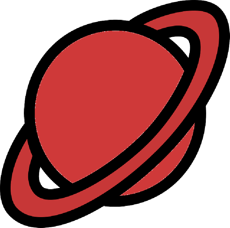 Saturn, Space, Planet, Globe, Saturn Rings - Planet Icon Png (800x793)