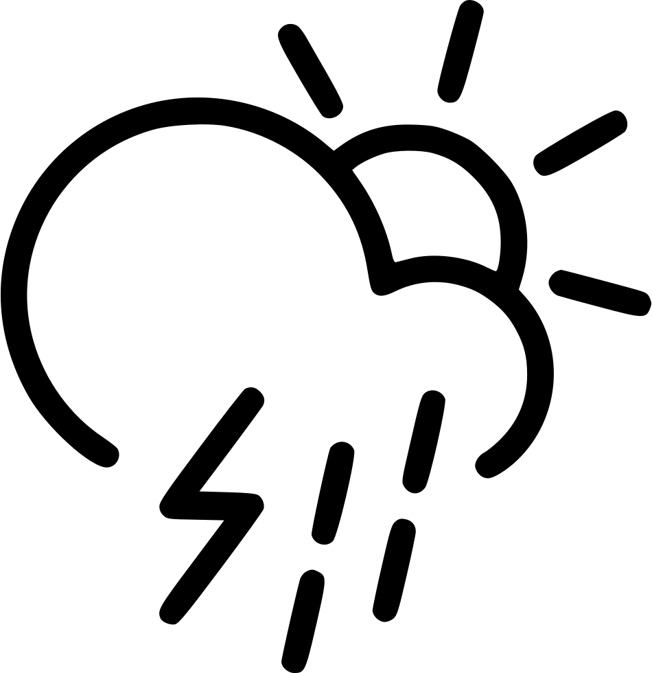 Day Thunderstorm Cloud Lightning Rain Shower Sun Comments - Weather Forecasting (950x980)