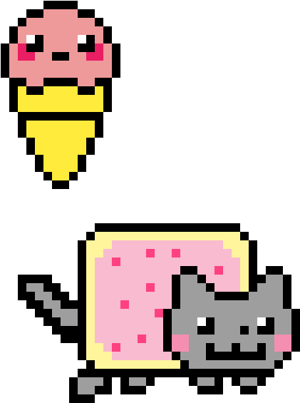 Nyan Cat With Ice Cream - Nyan Cat (1200x1200)