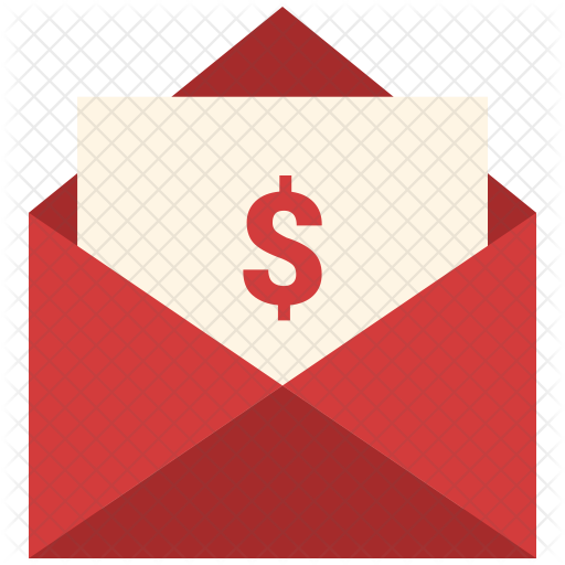 Salary Mail Icon - Email (512x512)