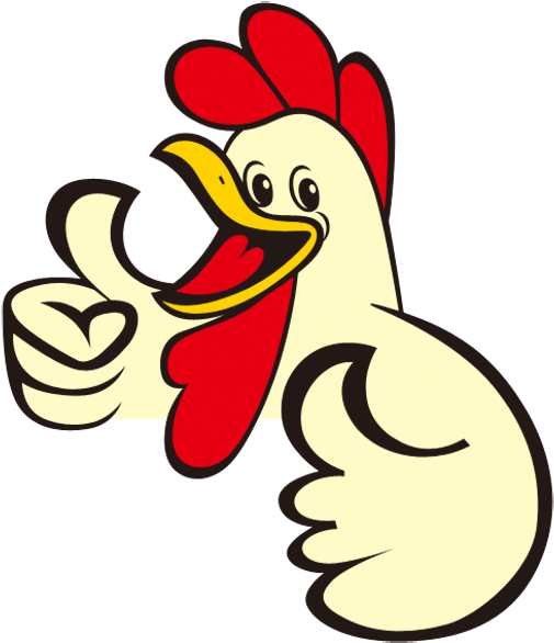 Rooster Chicken Logo Text Illustration - Chicken Logo (2067x1058)